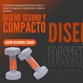 thumbnail image 2 of De neopreno 3 kg (par) , pesas para ejercicio funcional, fuerza, resistencia y cardio, 2 of 7