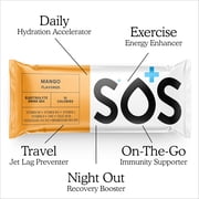 SOS Hydration Mango Electrolyte Drink Mix – 24 Servings