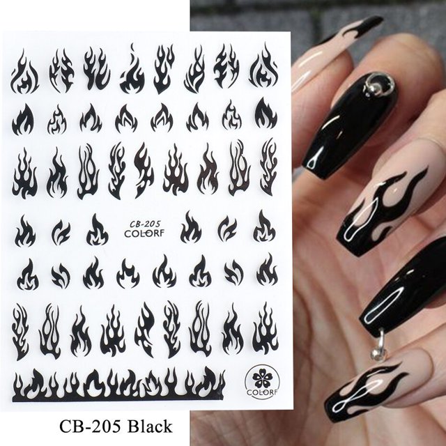 Cinta de rayas con diseño de uñas de oro rosa, rayas de líneas geométricas deslizantes 3d para uñas de gel, calcomanía adhesiva para manicura con incrustaciones -GS104
