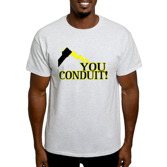 CafePress - You Conduit Light T Shirt - Men's Classic Graphic T-Shirt