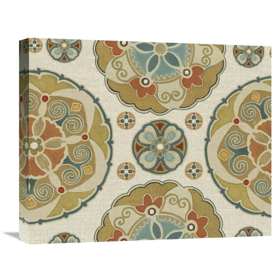 Global Gallery Daphne Brissonnet 'Spice Suzani Patterns I' Canvas Wall Art
