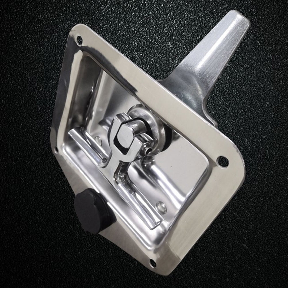 PAMINGONO 1Pack T-Handle Lock Latch Stainless Steel for Electrical Cabinet Dustproof 12.4x12.1x6.8Cm