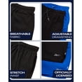 thumbnail image 3 of Shorts deportivos para niño Reebok, paquete de 2, secado rápido, compresión, 3 of 7