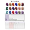 thumbnail image 6 of A2Y Women's Basic Solid Soft Cotton Long Sleeve Mock Neck Top Shirts Junior Fit Ruby L, 6 of 6