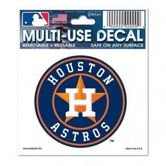 MLB Houston Astros Prime 3" x 4" Multi-Use Decal