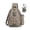 Khaki, variant on Fishing Sling Tackle Bag, 1000D Water-Resistant Nylon Crossbody Backpack with SBS Double Zippers & Multi-Pockets, Fits 2x 3600 Tackle Boxes for Men Fishing