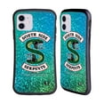 thumbnail image 1 of Head Case Designs Officially Licensed Riverdale South Side Serpents Glitter Print Logo Hybrid Case Compatible with Apple iPhone 11, 1 of 7