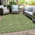 thumbnail image 6 of Addison Rugs Chantille Indoor/Outdoor Transitional Diamonds Green Washable Rectangle Rug, 8' x 10', 6 of 6