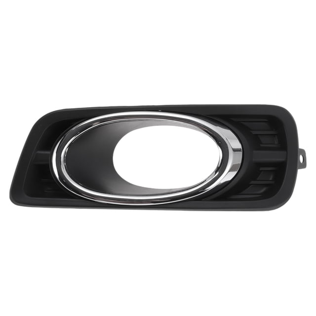 Parrilla de Luz de Niebla Frontal Derecho No.71105TM5H11 Inserciones de Cubierta de Luz de Niebla Inferior Frontal para Honda Civic 2012-2014 Negro Tono Plateado ABS 1 Pc