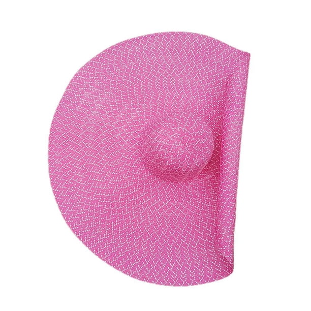 Sombrero De Paja De Ala Ancha Para Mujer, Sombrero De Paja Flexible Para El Verano, Ropa De Playa, Sombrero Para El Sol, Protección Uv, Sombrero De Playa Enrollable seitruly AP006907-04