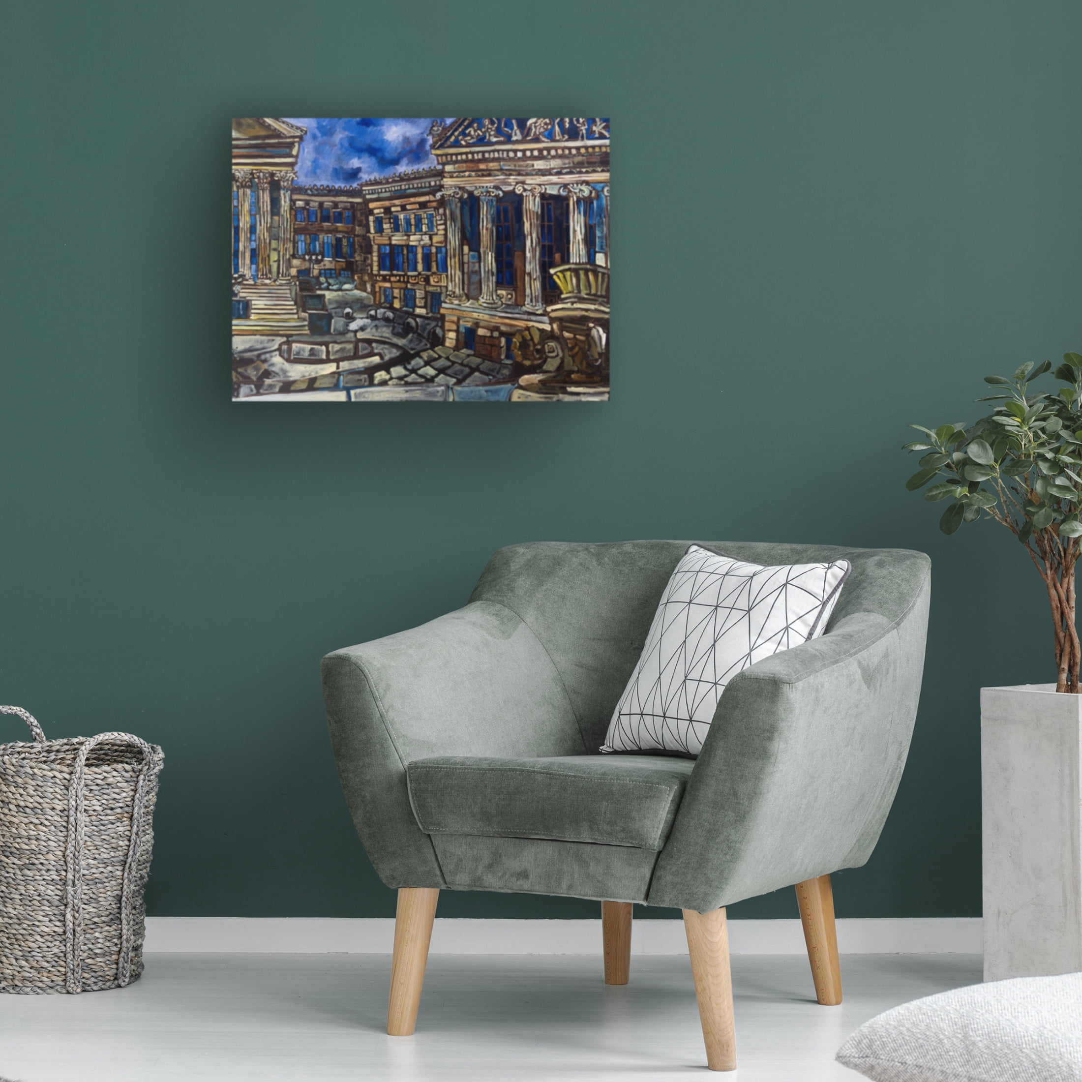 Trademark Fine Art Erin McGee Ferrell  The Art Museum Canvas Wall Art