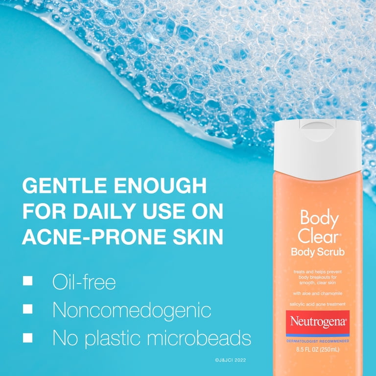 Neutrogena Body Clear Acne Body Scrub, 8.5 fl oz photo 6