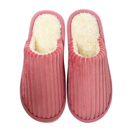 

Shpwfbe Slippers For Women Unisex Shoes Breathable Outdoor& Hold Pure Color Cotton Soft Bottom Non-Slip House Slippers For Women Womens Slippers
