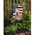 thumbnail image 2 of USA American Flag with Wheaten Terrier Soft Coated Garden Flag, 2 of 2