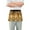 3D Leaves and Flowers, variant on Geometric Galaxy Server Apron with 3 Pockets Waterproof Waitress Waist Short Apron for Man Woman 12 Inches