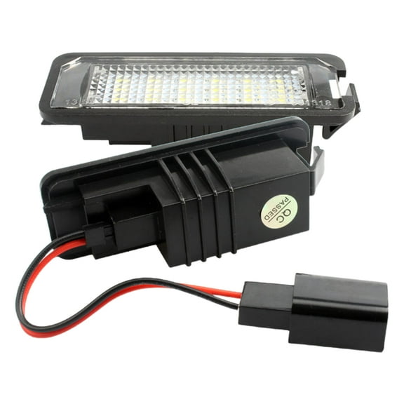 Niceauty 2Pcs LED Plate Light for Car Trunk and Interior with Low Power Consumption PVC Body