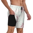 thumbnail image 2 of Fotbe Cute Pigs Traje de Baño para Hombre – Shorts de Natación de Secado Rápido con Forro y Bolsillos-XX-Large, 2 of 6