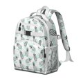 thumbnail image 2 of Tropical Pineapple Lover's Backpack - Waterproof Commuter Bag with Ergonomic Padded Shoulder Straps, 2 of 6