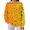 Yellow 1, variant on Spring and Autumn and Attractive Plant Print Casual and Comfortable Women's Blouse Fall Essentials Clothes
