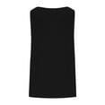 thumbnail image 4 of Plus Size Tank Tops for Women Summer Blouses Tunic Sleeveless Dressy Casual Loose Shirts 1X-5X, 4 of 6