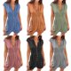thumbnail image 1 of Mini mono de vacaciones con cuello en V para mujer, mono informal de playa de verano, pantalones cortos ZefeiWu 8390605299285, 1 of 1