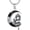 Dragon, variant on Gothic Jewelry for Men Women 925 Sterling Silver Black Crescent Moon Pendant with Mountain Necklace Goth Jewelry Gifts