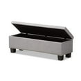 thumbnail image 3 of Hawthorne Collection Banc de Rangement en Beige Grisâtre, 3 of 8