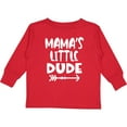 thumbnail image 3 of Inktastic Mama's Little Dude with Arrow Boys Long Sleeve Toddler T-Shirt, 3 of 5
