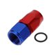 thumbnail image 1 of Adaptador de manguera reductor de campana para hombre Unique Bargains TF-1001-AN8 0° Conector de línea de combustible de aluminio con O-ring rojo, azul, 1 of 6