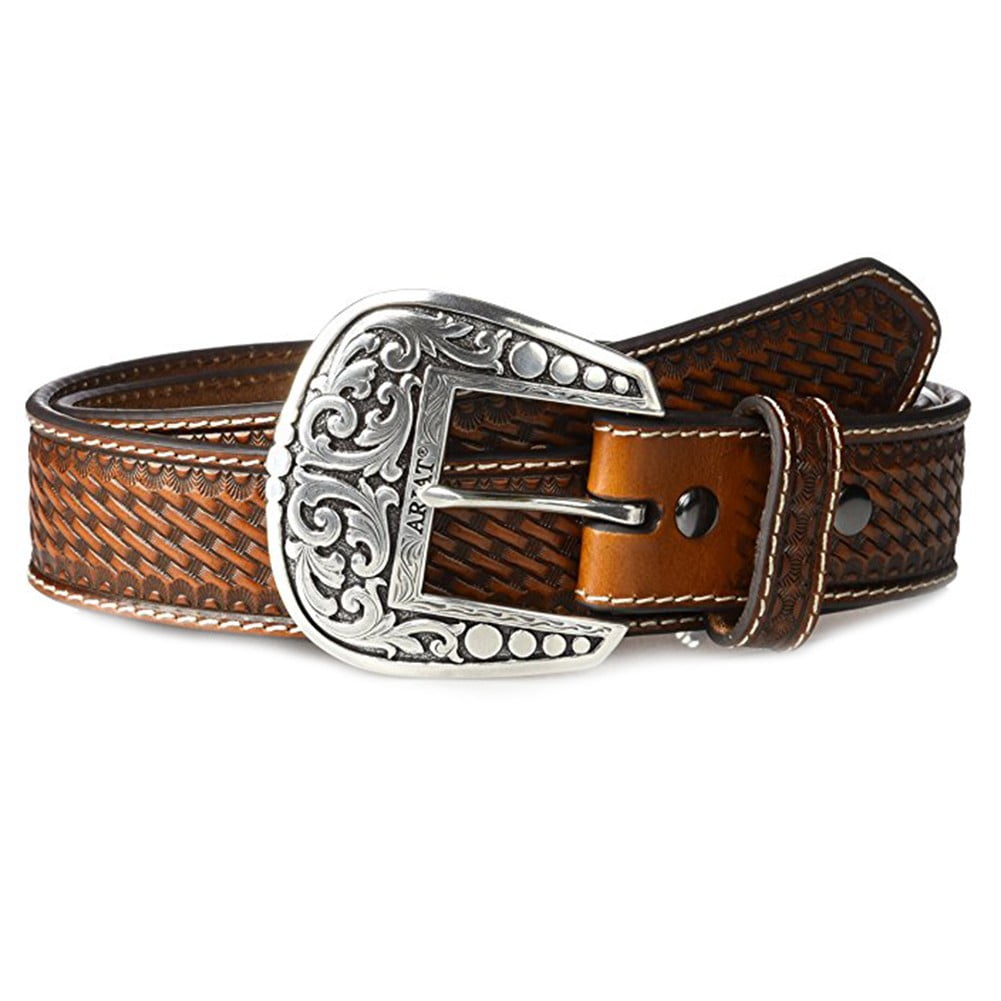 Ariat Ariat Men's Classic Detailed Buckle Belt Tan 34