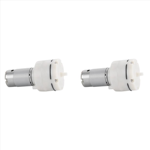 2X Motor de Bomba de Microvacío RS555, 12 V, 15 L/Min, Bomba de Aire Eléctrica de Bajo Ruido, Máquina de Recubrimiento Al Vacío, Bomba de Aire para Pecera