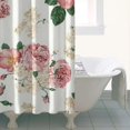 thumbnail image 2 of Waterproof Pioneer Shower Curtain 36x72 Inch Polyester Unique Colorful Floral Shower Curtain for Bathroom Hotel Home Decor with 7 Plastic Hooks, 2 of 2