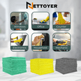 thumbnail image 3 of Nettoyer Premium Microfiber Cleaning Cloths - 16x16 (40cm x 40cm) Case - 120 pc, 3 of 5