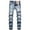 F-Blue, variant on Jeans for Men Men's Casual Ripped Straight Loose Fit Comfort Jeans Pants Mens Fashion Skinny Jeans Bootcut Ripped Denim Pants, XXL&Blue