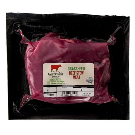 Marketside Grass Fed Beef Stew Meat, 1.5-2.5 lbs.
