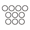 thumbnail image 3 of GUOOL 10 Pcs Pince Mousqueton Ronde Tendance pour Sac Fourre-Tout Sac Noir, 3 of 9