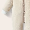 thumbnail image 7 of YDFCWXW Baby Girl Winter Hooded Jumpsuit Romper Baby Warm Snowsuit Clothes Set (Beige, 18-24 Months), 7 of 7