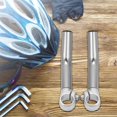 thumbnail image 4 of Aluminium Bicycle Horn Grips with Rod End Plugs for 22.2mm/0.9" Handlebars - silver, 4 of 5