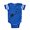 Royal Blue, variant on CafePress - Dandelion Skull_Bl - Cute Infant Baby Football Bodysuit
