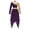 Dark Purple, variant on YEAHDOR Womens Long Sleeve Church Liturgical Robe Dance Dress Asymmetrical Hem Modern Lyrical Dancewear Costume