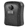 thumbnail image 1 of Wall Mount Lockbox Outside Waterproof Key Hider for House Key Resettable Safe Security Password ,Easy to Install, 1 of 7