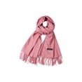 thumbnail image 2 of Becaristey Soft Winter Warm Long Shawl Scarf For Women Accessory For Cold Weather rosy pink, 2 of 6