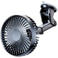 thumbnail image 2 of (Con Vídeo) Ventilador Eléctrico para Coche 24V 12V Refrigeración Potente para Camión Interior Coche Ventosa USB Ventilador Pequeño Viento, 2 of 9