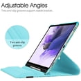 thumbnail image 5 of Fintie Rotating Case for Samsung Galaxy Tab S8 Plus 2022/S7 FE 2021/S7 Plus 2020 12.4 inch, 360 Degree Swivel Stand Cover With S Pen Holder Auto Sleep/Wake, Shades of Blue, 5 of 7