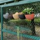 thumbnail image 3 of Wine Red flower pots Wall-mounted flower pots with drainage hooks, 3 of 5