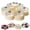 White, variant on Rotating Divided Serving Tray with Lid, Portable Snack Organizer with 6 Compartment for Kitchen, Party, Picnic, Stackable Snackle Box Container for Fruits, Candy.