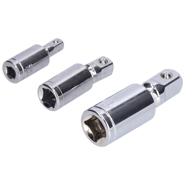Conjunto de Juntas Universales, Juego de Zócalo de Articulación Resistente Al ImpactO Anticorrosión Antirrustante 360 Rotación 3 piezas para llave de Trinquete