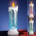 thumbnail image 2 of (base de nieve) vela impermeable LED electrónica de color recargable con color parpadeante, 2 of 5