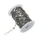 thumbnail image 1 of Cadena de eslabones de estrella de 1 metro, cadena envuelta en alambre con cadena de cable de carrete para manualidades, pulseras, fiestas, collares, Argén Macarena Cadenas de eslabones de estrella, 1 of 8