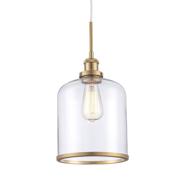 Trans Globe Lighting PND-2184 AG Dorina 8" Wide Mini Pendant - Gold